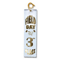 2"x8" 3st Place Stock Event Ribbons (Field Day) Carded